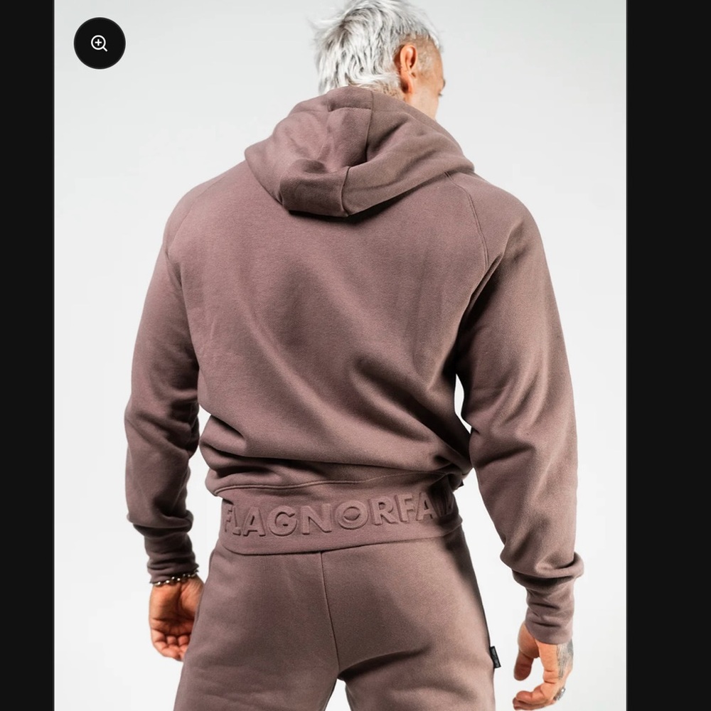 Brown Flag Nor Fail Zip-Up Hoodie - Picture 3 of 7